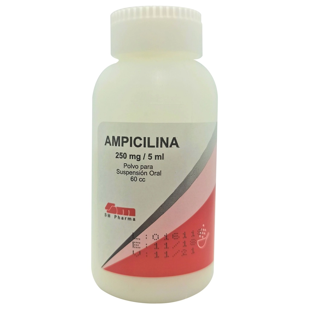 AMPICILINA SUSP 250MG 5ML 60ML SM PHARMA