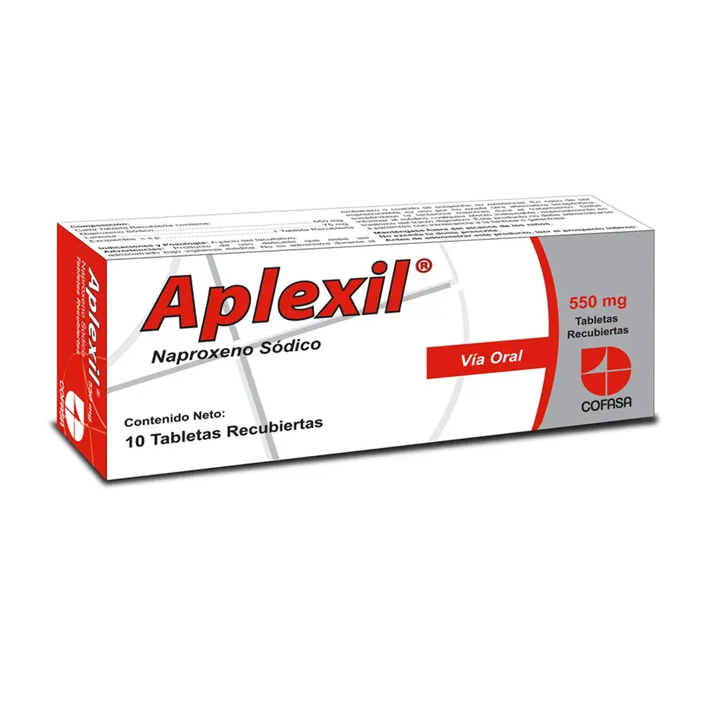 Aplexil 550mg x 10 tab rec