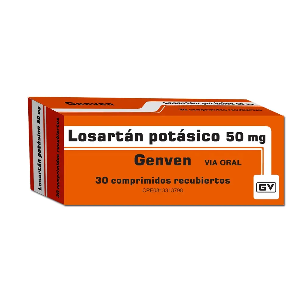 Losartan Pot  50Mg X 30 Comprimidos