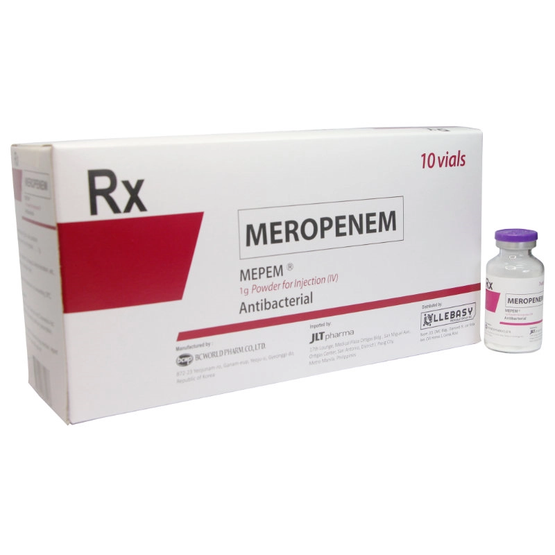 Productos Similares a MEROPENEM USP 500MG 1AMP VIAL IV ZIEL